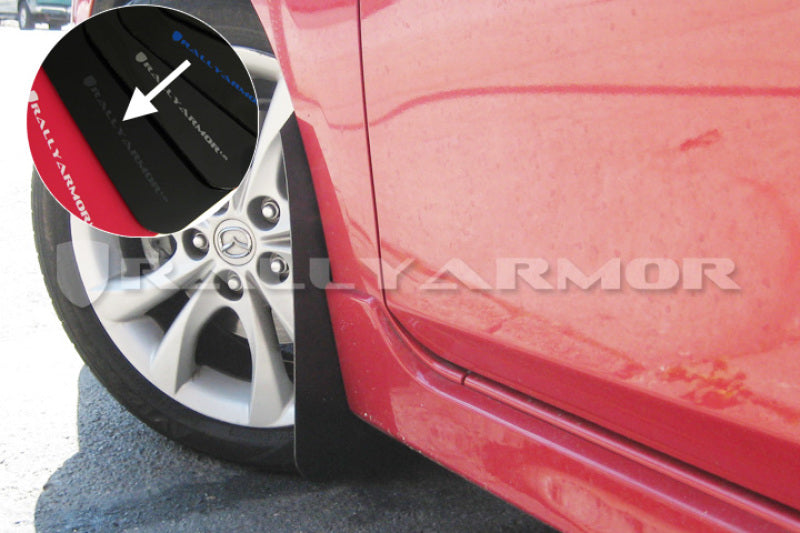 Rally Armor 10-13 Mazda3/Speed3 Black UR Mud Flap w/ Grey Logo -  Shop now at Performance Car Parts