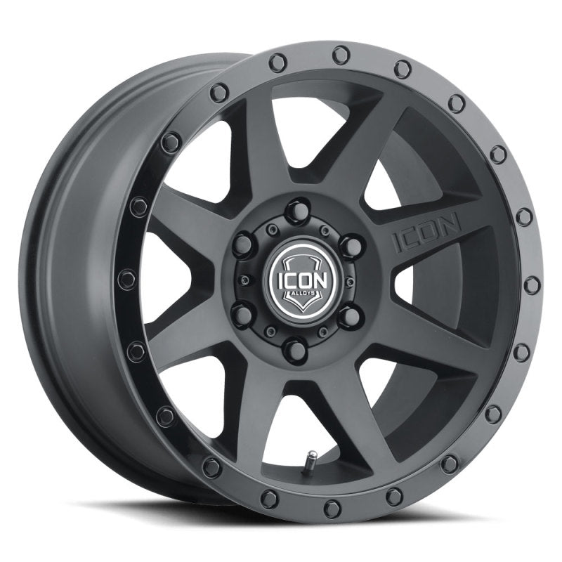 ICON Rebound 17x8.5 6x135 6mm Offset 5in BS 87.1mm Bore Double Black Wheel -  Shop now at Performance Car Parts