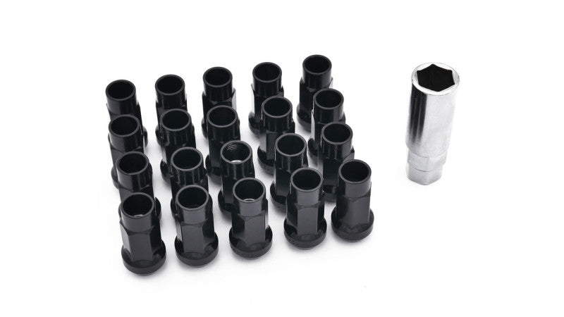 ISR Performance Steel 50mm Open Ended Lug Nuts M12x1.25 - Black -  Shop now at Performance Car Parts