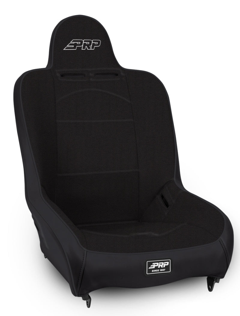 PRP Premier High Back Suspension Seat (Two Neck Slots) - All Black -  Shop now at Performance Car Parts
