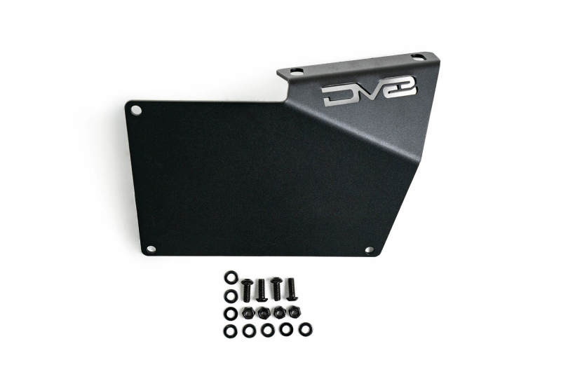 DV8 Offroad 21-22 Ford Bronco Factory Front Bumper License Relocation Bracket - Side -  Shop now at Performance Car Parts