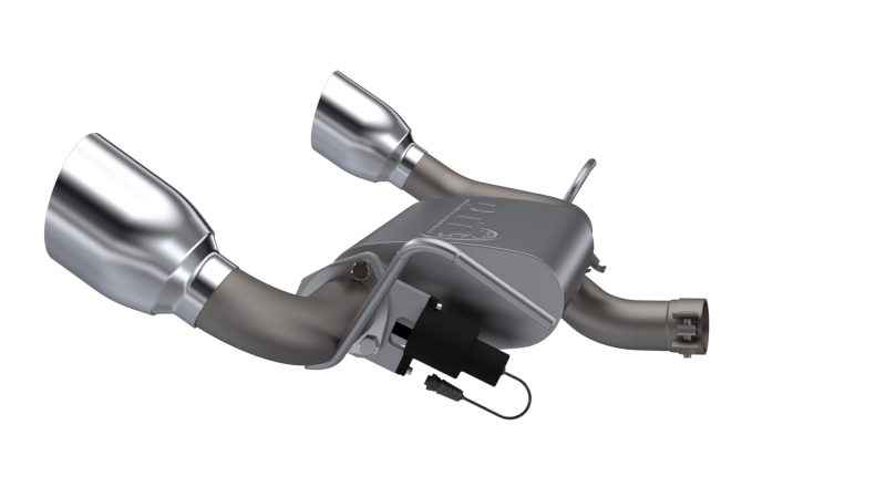 QTP 07-18 Jeep Wrangler 3.6L/3.8L 304SS Screamer Axle Back Exhaust w/4in Tips -  Shop now at Performance Car Parts