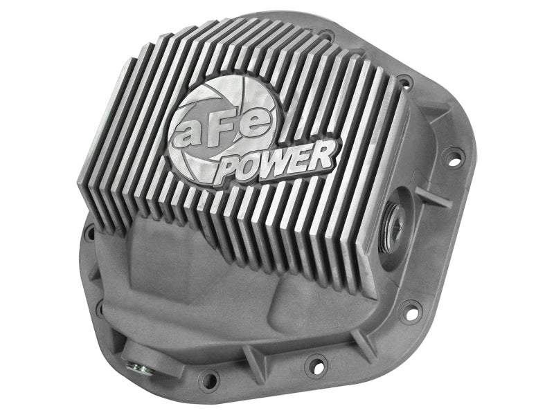 afe Front Differential Cover (Raw; Street Series); Ford Diesel Trucks 94.5-14 V8-7.3/6.0/6.4/6.7L -  Shop now at Performance Car Parts