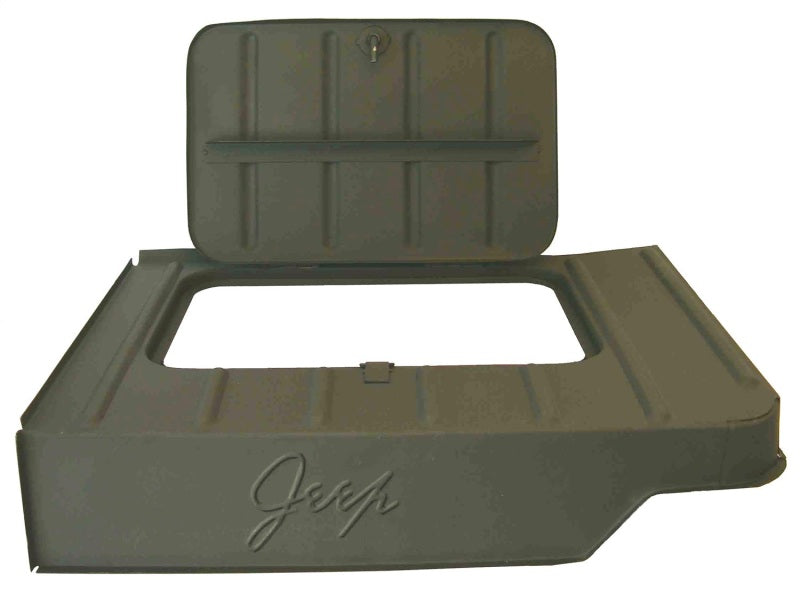 Omix Tool Compartment with Script 46-75 Willys & Models -  Shop now at Performance Car Parts