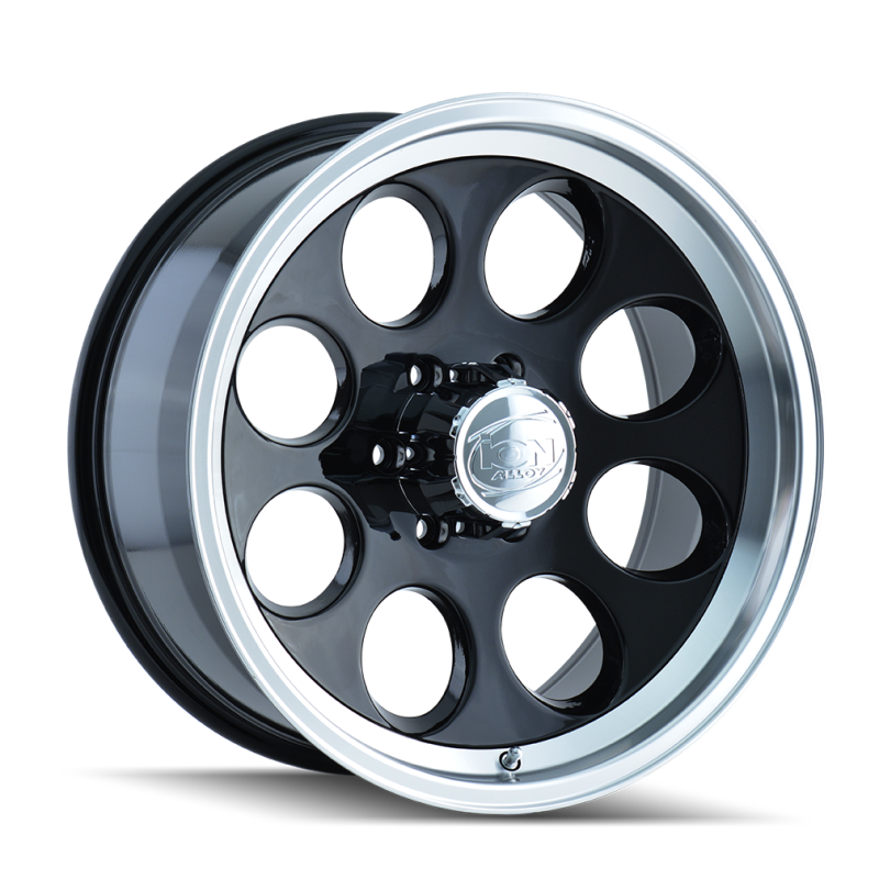 ION Type 171 16x8 / 8x165.1 BP / -5mm Offset / 130.8mm Hub Black/Machined Wheel -  Shop now at Performance Car Parts