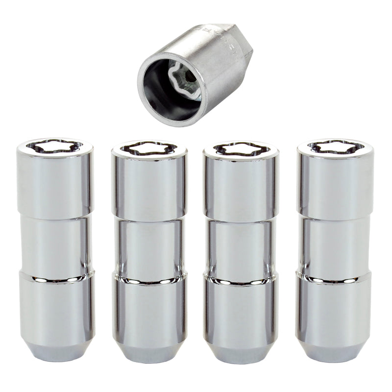 McGard Wheel Lock Nut Set - 4pk. (Cone Seat Duplex) 9/16-18 / 7/8 Hex / 2.5in. Length - Chrome -  Shop now at Performance Car Parts