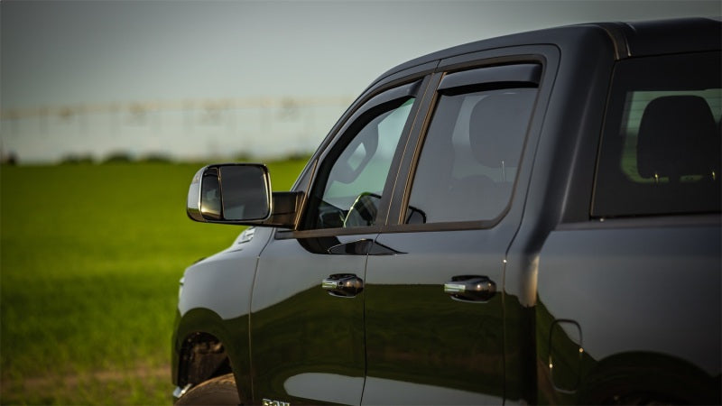 EGR 2019 Dodge Ram 1500 Crew Cab Tape-On Window Visors Set of 4 - Dark Smoke -  Shop now at Performance Car Parts