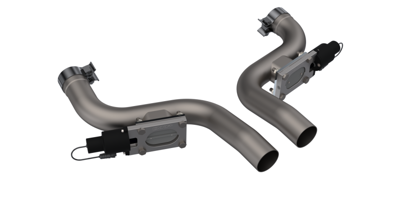 QTP 11-18 Dodge Challenger/Charger 5.7L 2.5in 304SS Aggressor Cutout Dual Mid Pipes -  Shop now at Performance Car Parts