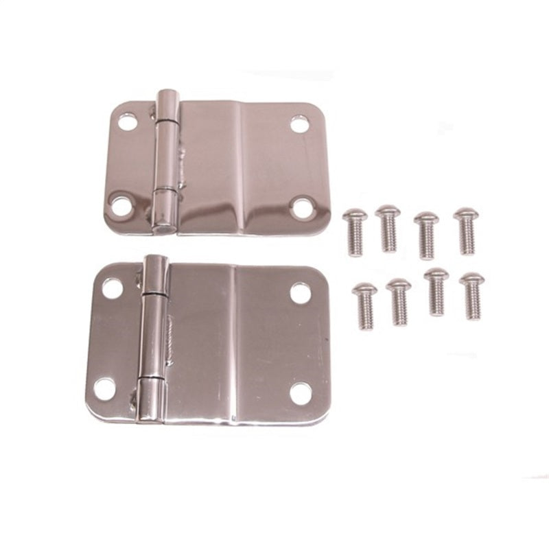 Rugged Ridge 76-86 Jeep CJ Stainless Steel Tailgate Hinges -  Shop now at Performance Car Parts