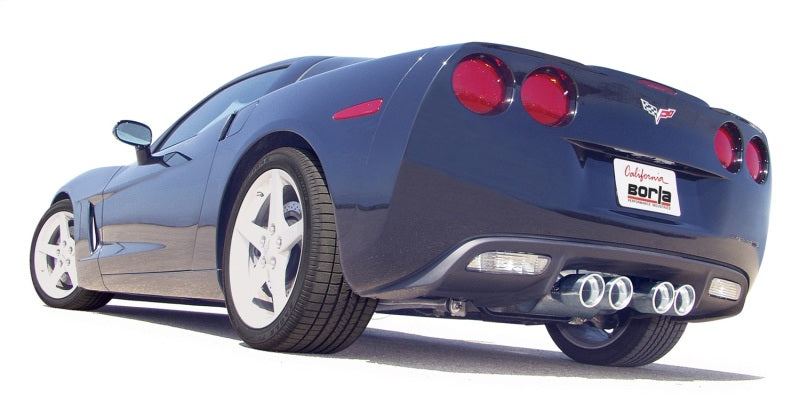 Borla 05-08 Corvette Coupe/Conv 6.0L/6.2L 8cyl 6spd RWD Touring SS Exhaust (rear section only) - Performance Car Parts