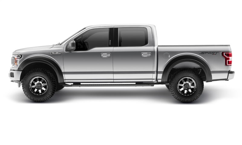 Bushwacker 15-17 Ford F-150 Styleside Extend-A-Fender Style Flares 2pc 67.1/78.9/97.6in Bed - Black -  Shop now at Performance Car Parts