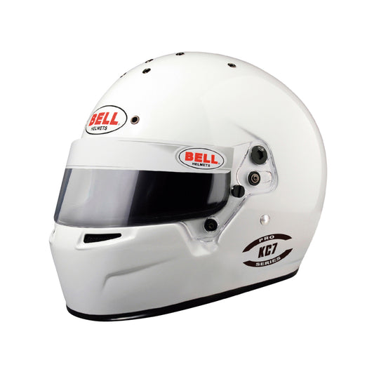 Bell KC7 CMR 7 1/8 CMR2016 V15 Brus Helmet - Size 57 (White) - Performance Car Parts