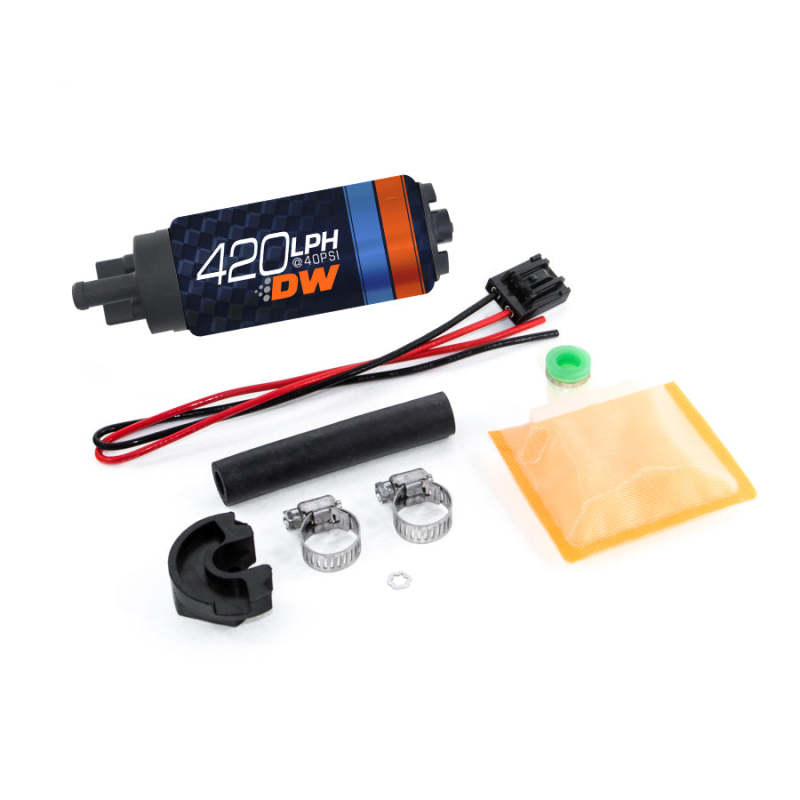 Deatschwerks DW420 Series 420lph In-Tank Fuel Pump w/ Install Kit For 89-94 240SX -  Shop now at Performance Car Parts