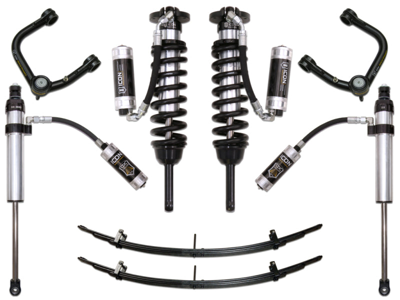 ICON 05-15 Toyota Tacoma 0-3.5in/2016+ Toyota Tacoma 0-2.75in Stg 6 Suspension System w/Tubular Uca -  Shop now at Performance Car Parts