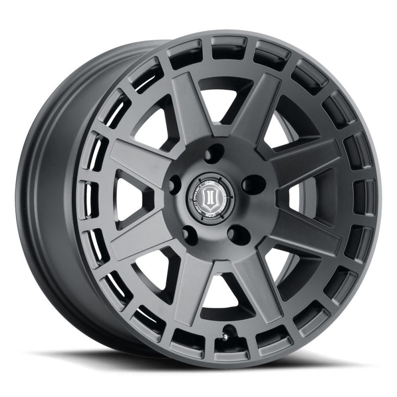 ICON Compass 17x8.5 6x5.5 0mm Offset 4.75in BS Satin Black Wheel -  Shop now at Performance Car Parts