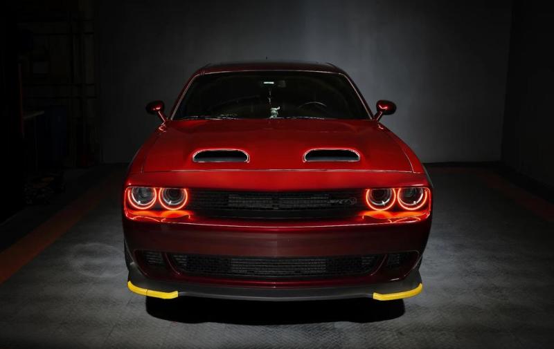 Oracle 15-21 Dodge Challenger LED Waterproof Halo Kit - Red -  Shop now at Performance Car Parts
