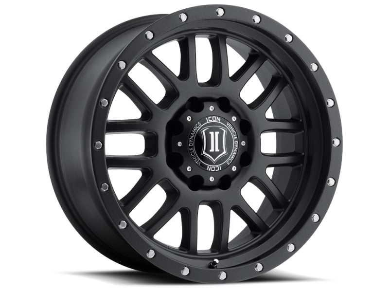 ICON Alpha 20x9 8x6.5 19mm Offset 5.75in BS 125.2mm Bore Satin Black Wheel -  Shop now at Performance Car Parts