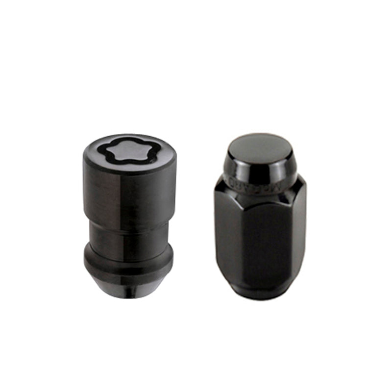 McGard 6 Lug Hex Install Kit w/Locks (Cone Seat Nut) M12X1.5 / 13/16 Hex / 1.5in. Length - Black -  Shop now at Performance Car Parts