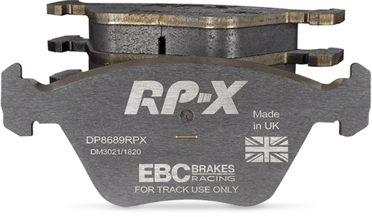 EBC Racing 09-12 Porsche 911 (997) Carrera 2 3.6L (Cast Iron Rotor Only) RP-X Front Brake Pads -  Shop now at Performance Car Parts